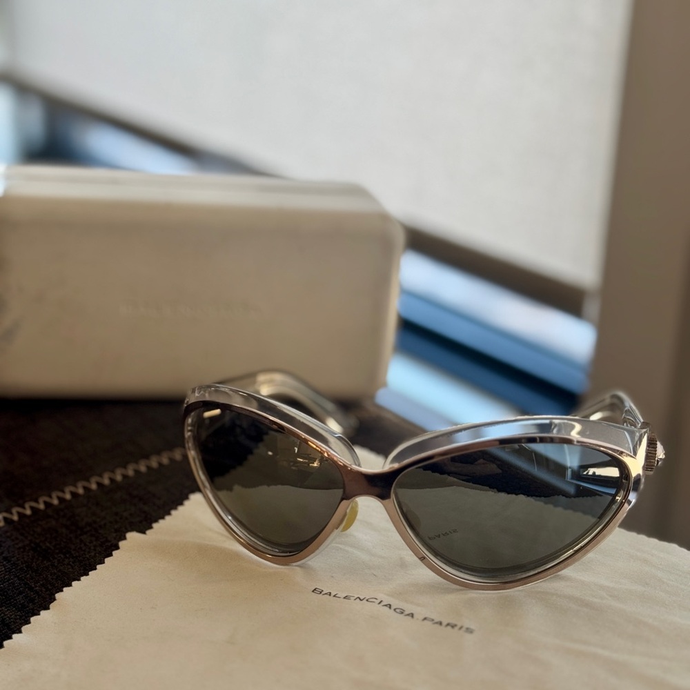 Balenciaga Sporty Cat Eye Sunglasses